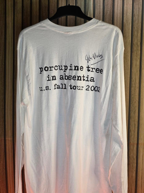2002 Porcupine Tree In Absentia U.S. Fall Tour Rare Hand Signed Longsleeve Large