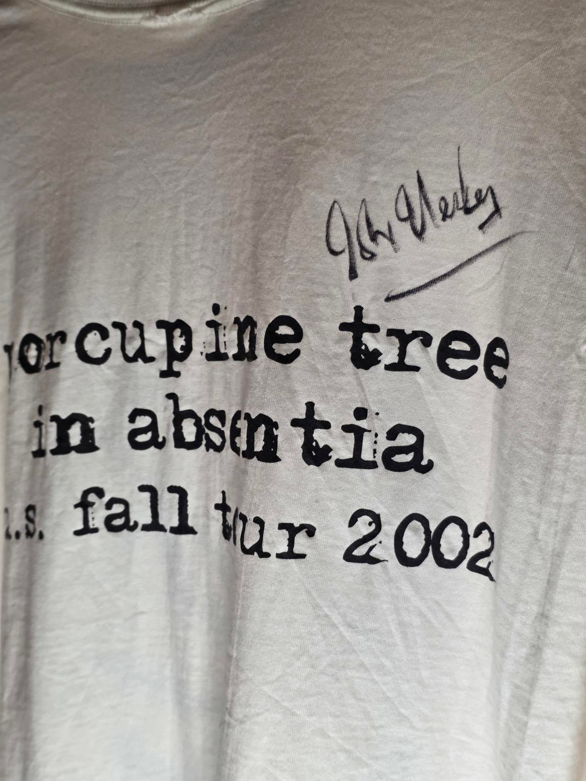 2002 Porcupine Tree In Absentia U.S. Fall Tour Rare Hand Signed Longsleeve Large