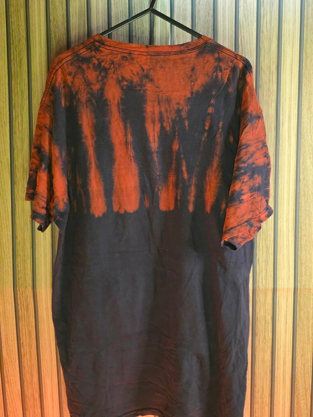 Chemistry Poetic Justice Graphic T-Shirt Tie Dye Black Red L