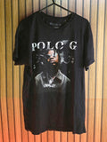Polo G Graphic T-Shirt Black Medium 100% Cotton