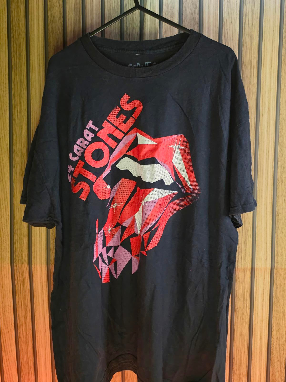 Bravado Rolling Stones Graphic T-Shirt Black Red Large