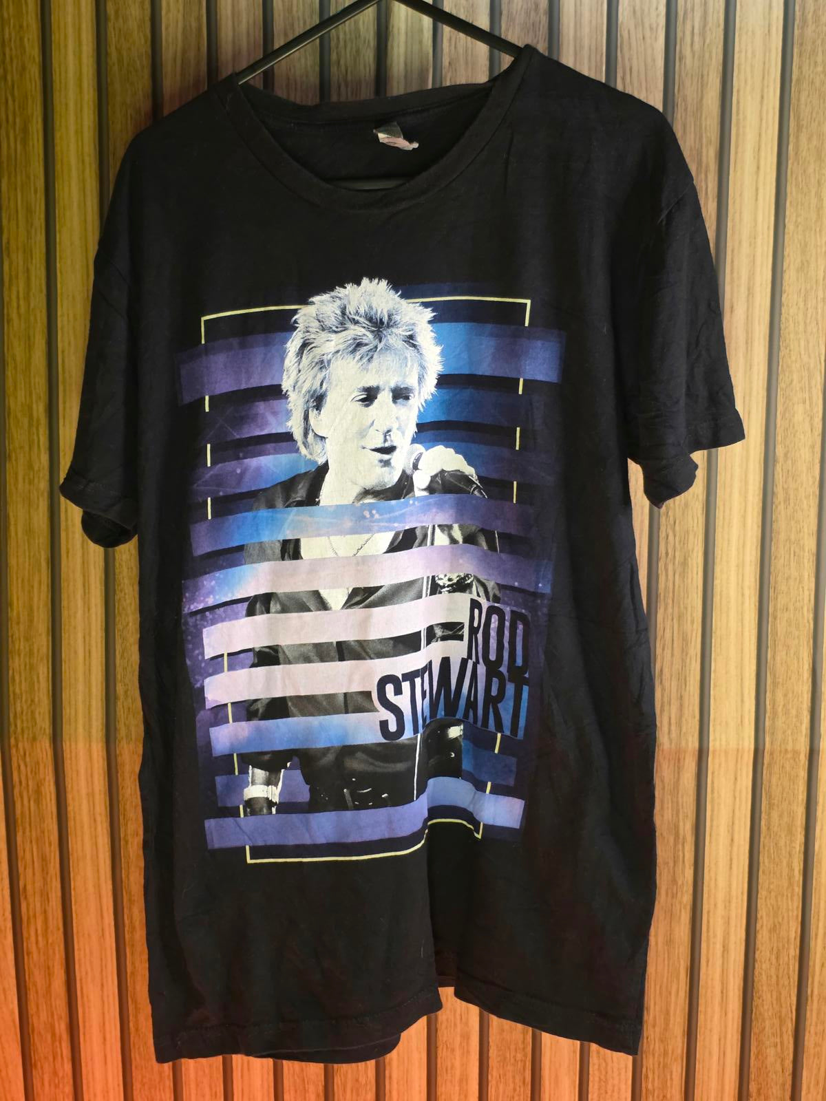 Rod Stewart Tour T-Shirt 2017 Black Small