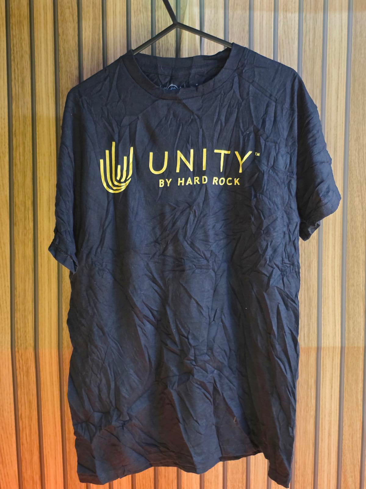 Hard Rock Unity T-Shirt Black Medium Cotton