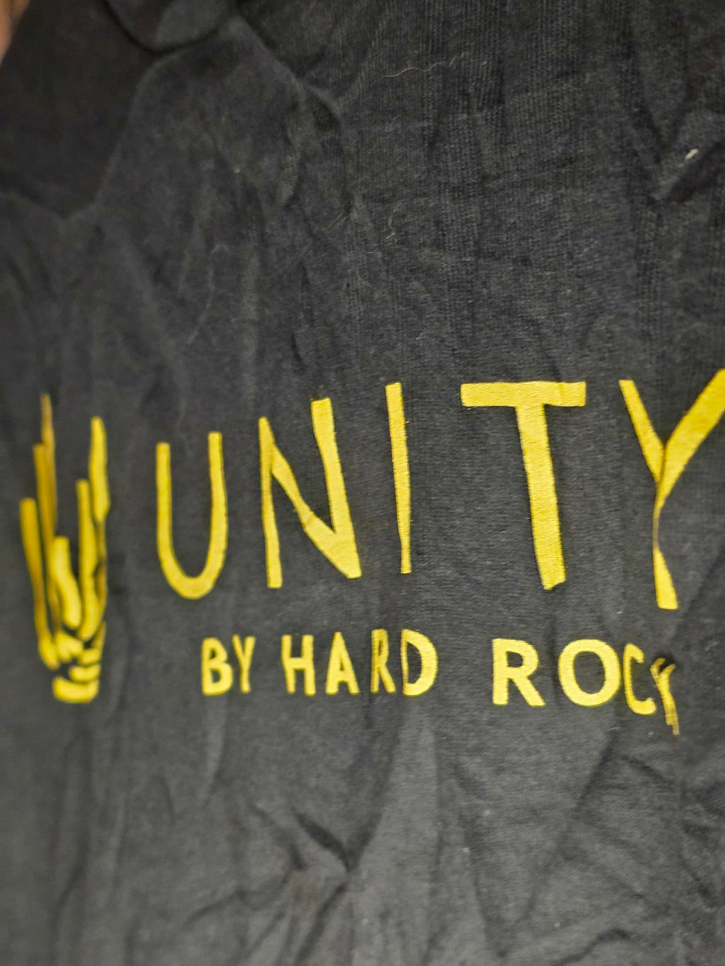 Hard Rock Unity T-Shirt Black Medium Cotton