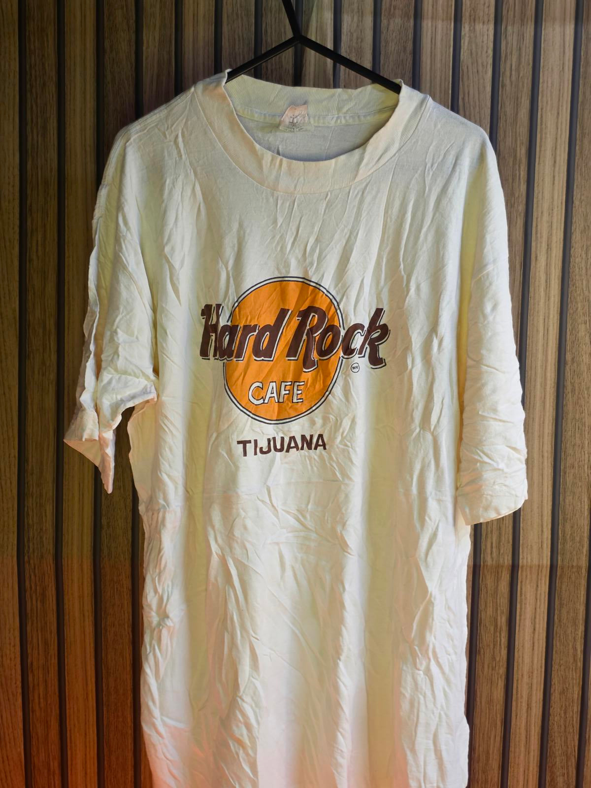 Hard Rock Cafe Tijuana Logo T-Shirt White Large