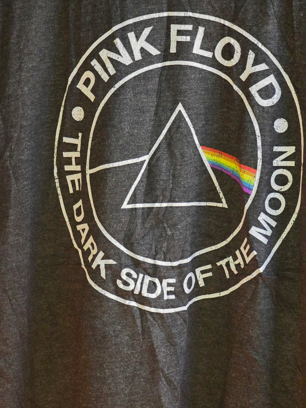 Pink Floyd The Dark Side of the Moon Graphic T-Shirt Black Large