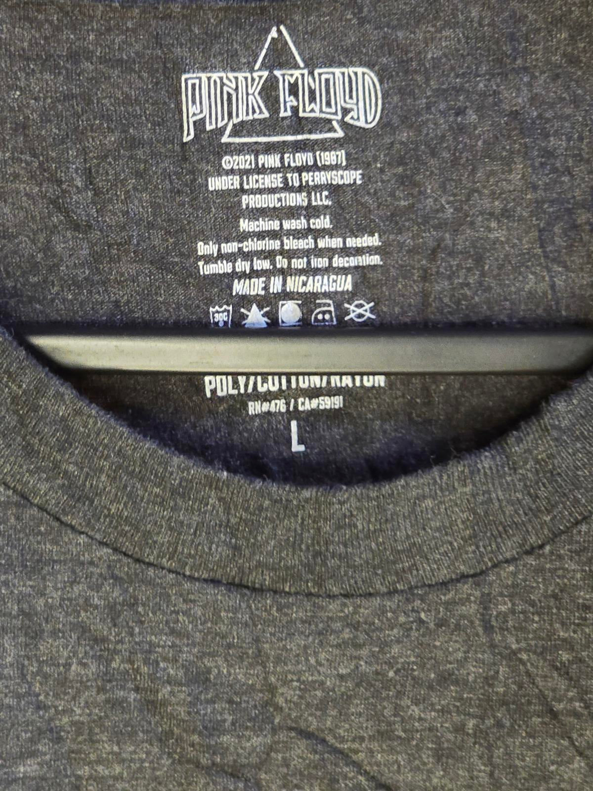 Pink Floyd The Dark Side of the Moon Graphic T-Shirt Black Large
