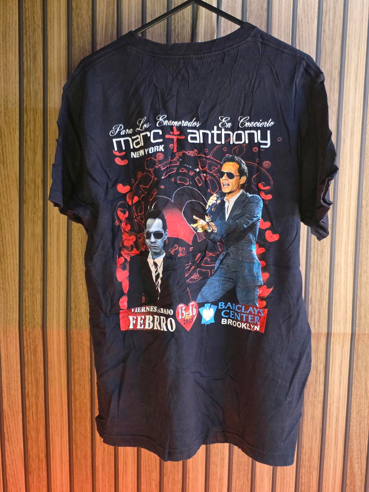 Marc Anthony Concert T-Shirt 2003 Black Medium