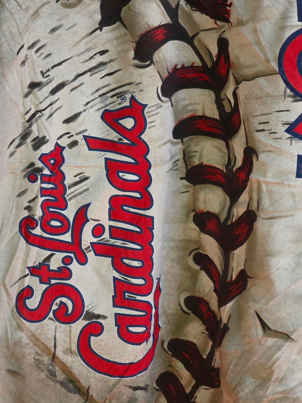 Liquid Blue St. Louis Cardinals Baseball Graphic T-Shirt Beige Large