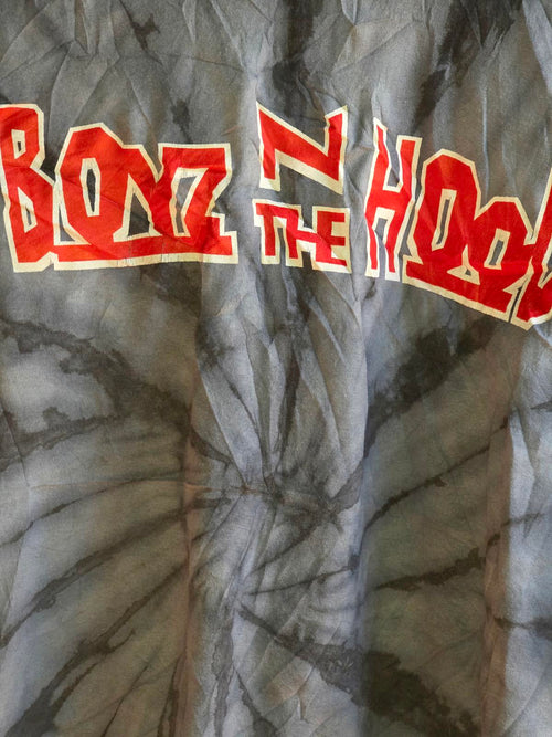 Boyz N The Hood Tie-Dye Graphic T-Shirt Black Grey Large
