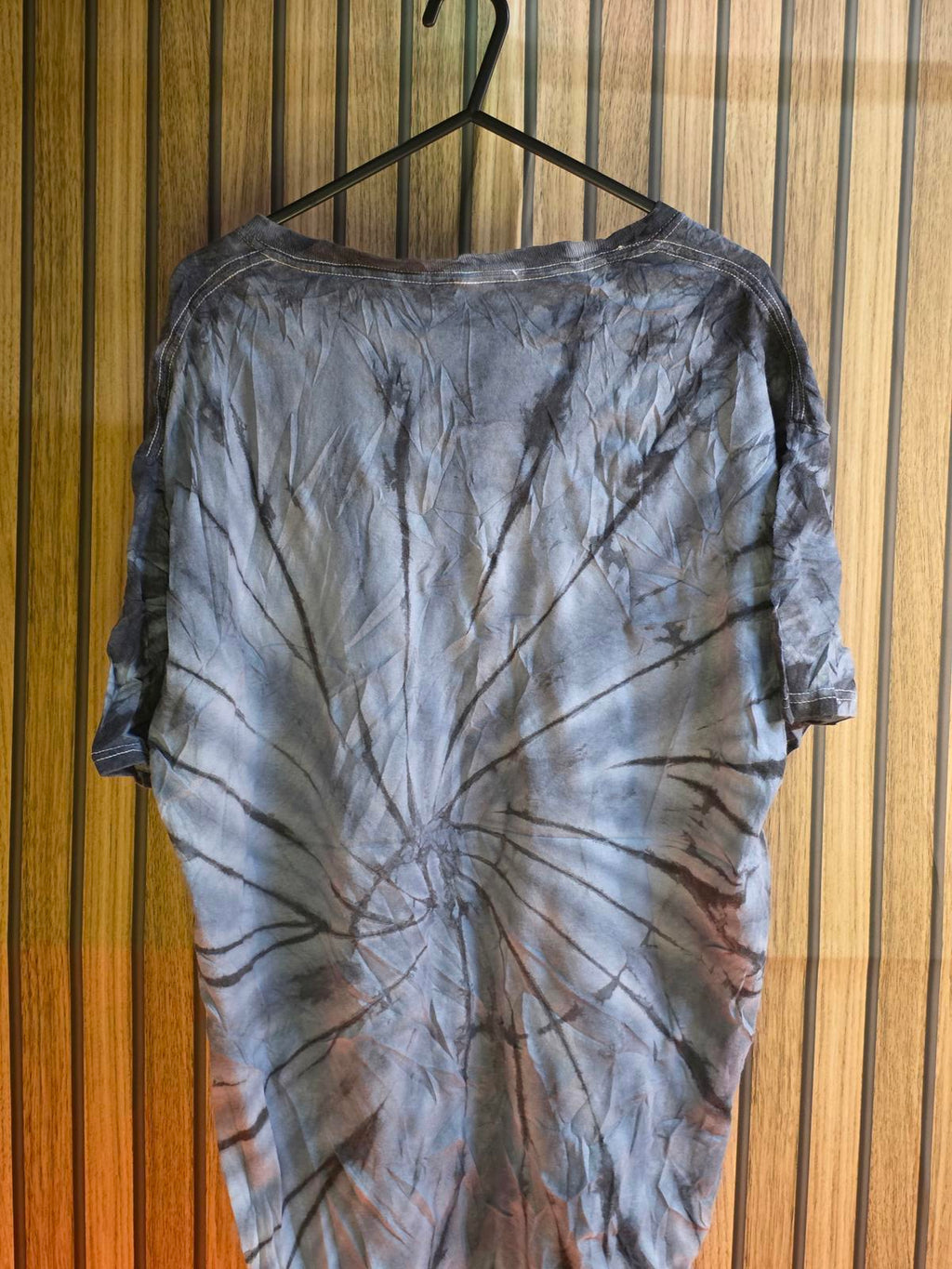 Boyz N The Hood Tie-Dye Graphic T-Shirt Black Grey Large
