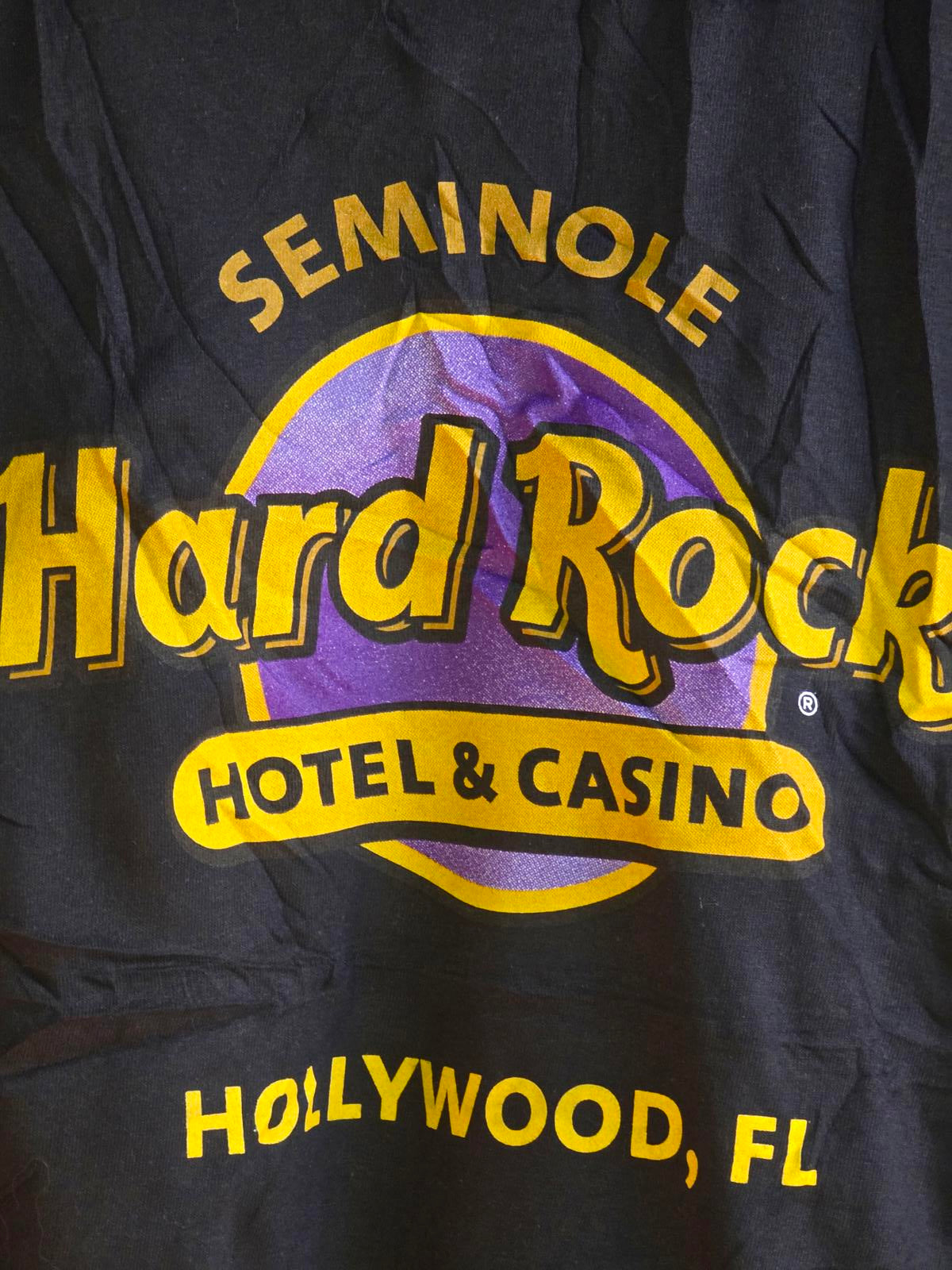 Hard Rock Seminole Hotel & Casino Graphic T-Shirt Black Large