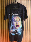 MAC Graphic T-Shirt Face Print Black Small