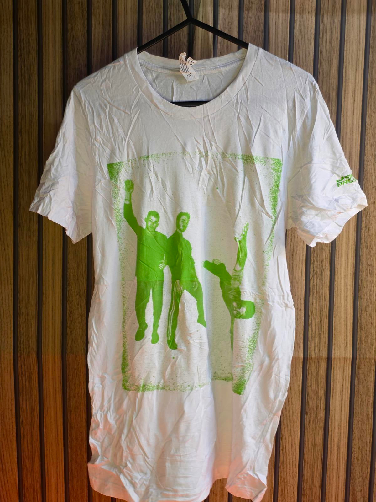 Band Tour T-Shirt The Remember This Tour Green Print White Small