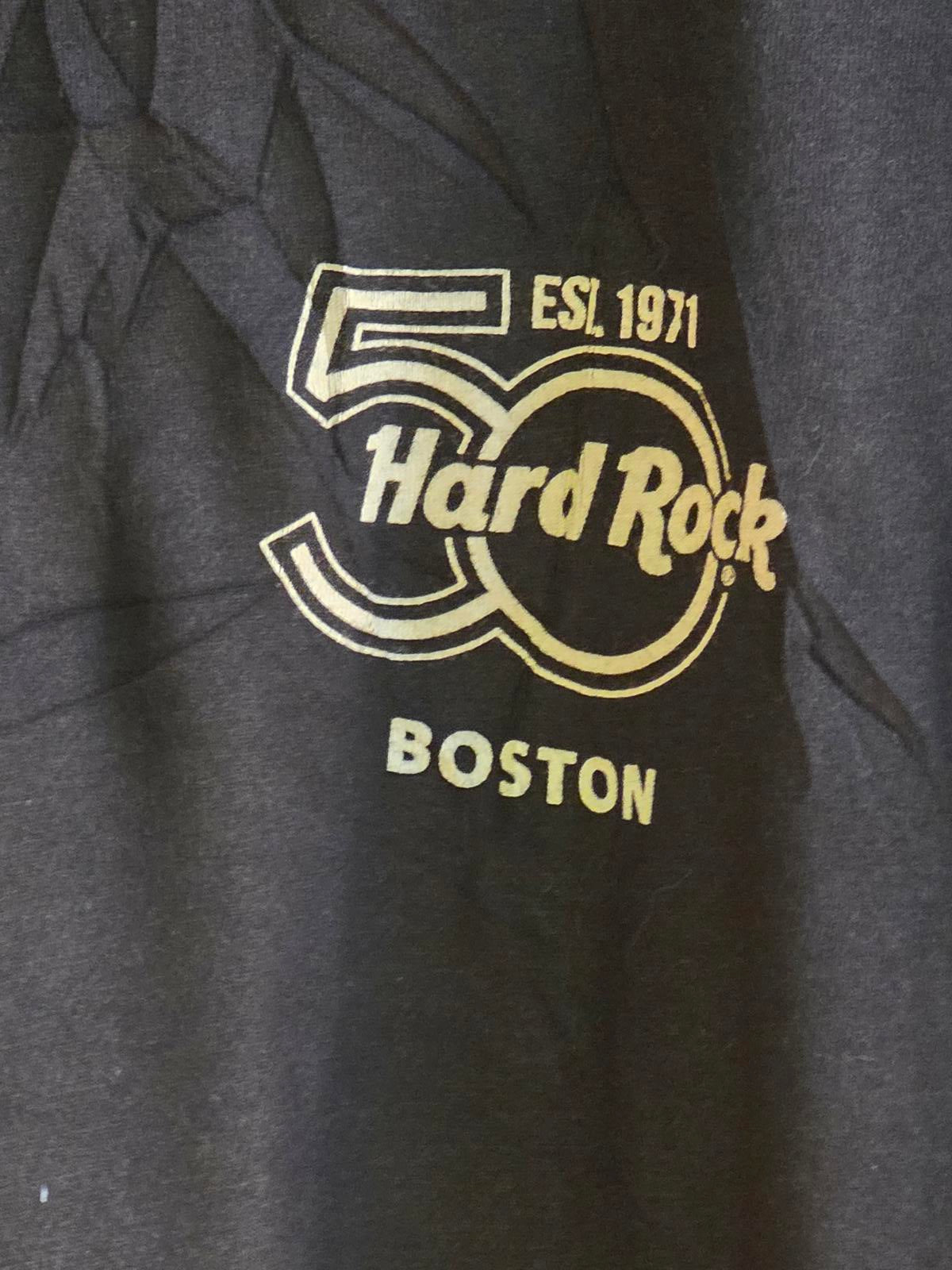 Hard Rock 50th Anniversary Boston Graphic T-Shirt Black Small