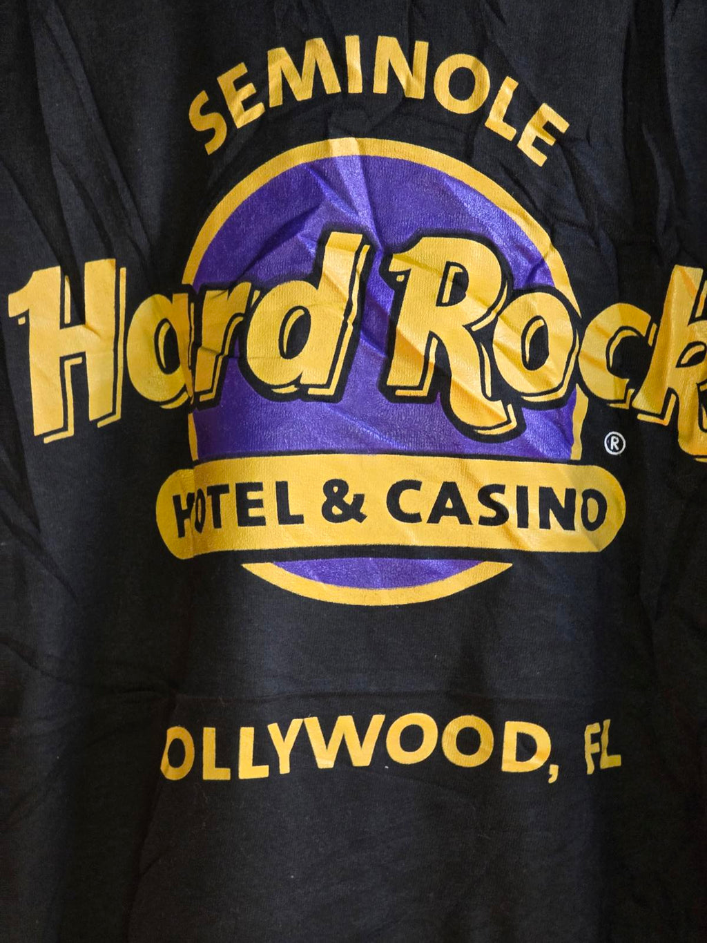 Hanes Hard Rock Seminole Hotel & Casino Graphic T-Shirt Black XL