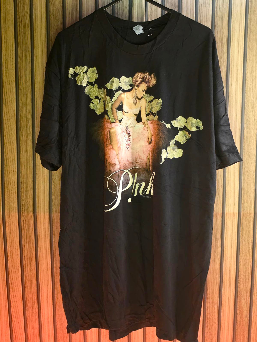 Pink The Truth About Love Tour 2013 Graphic T-Shirt Black Unisex Size XL