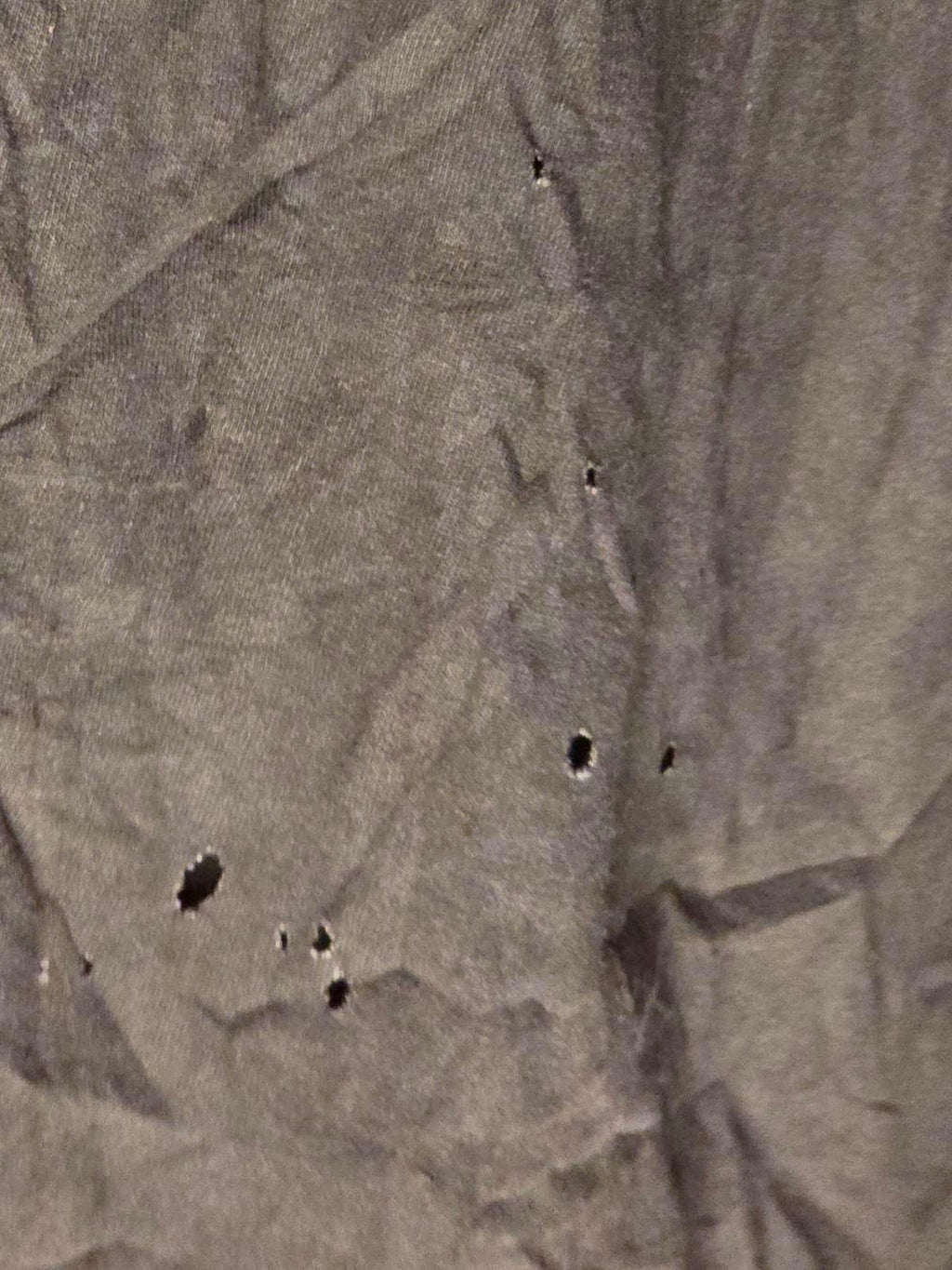 Nirvana Smiley Face Band T-shirt Distressed Grey One Size