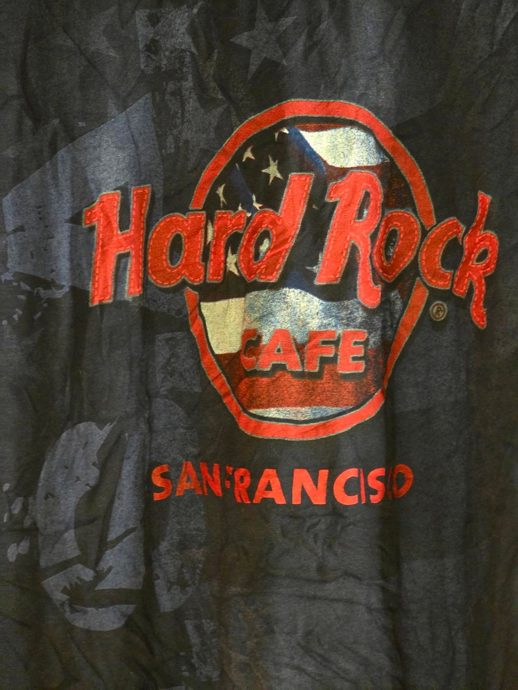 Hard Rock Cafe San Francisco Graphic T-Shirt Black XL