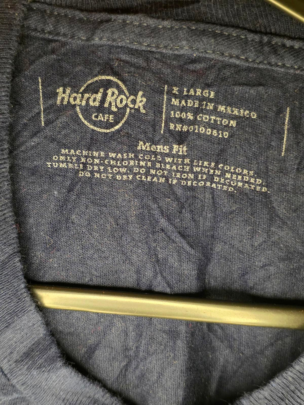 Hard Rock Cafe San Francisco Graphic T-Shirt Black XL