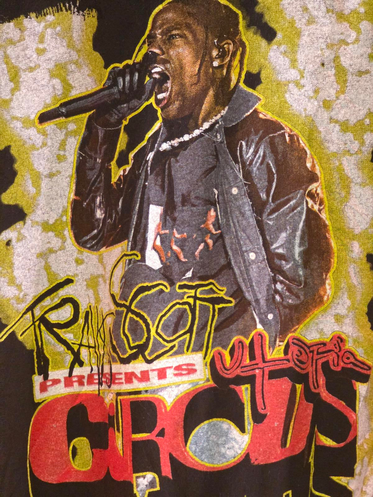 Travis Scott Circus Maximus Tour T-Shirt Black Medium