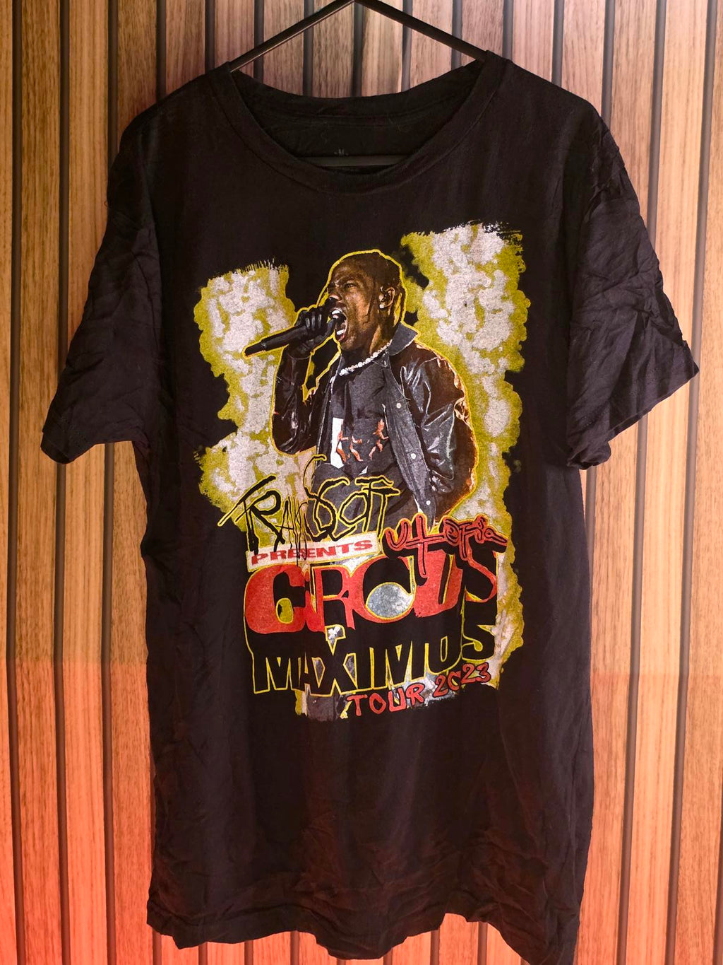 Travis Scott Circus Maximus Tour T-Shirt Black Medium