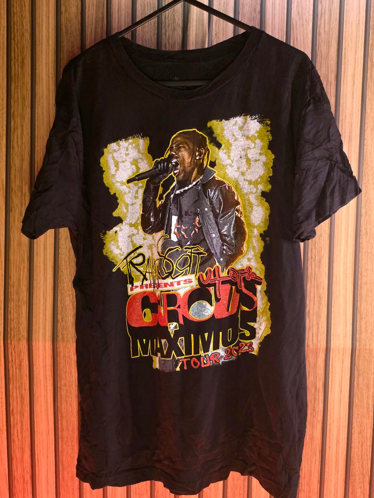 Travis Scott Circus Maximus Tour T-Shirt Black Medium