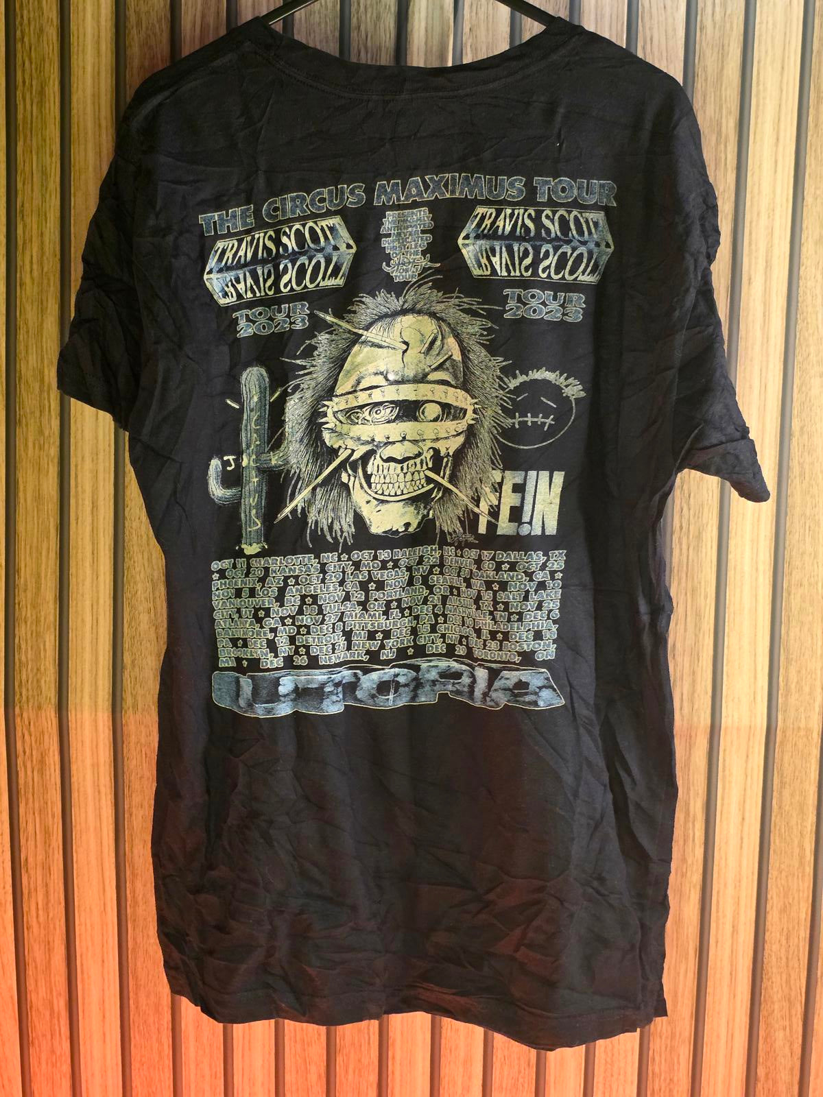 Travis Scott Circus Maximus Tour T-Shirt Black Medium