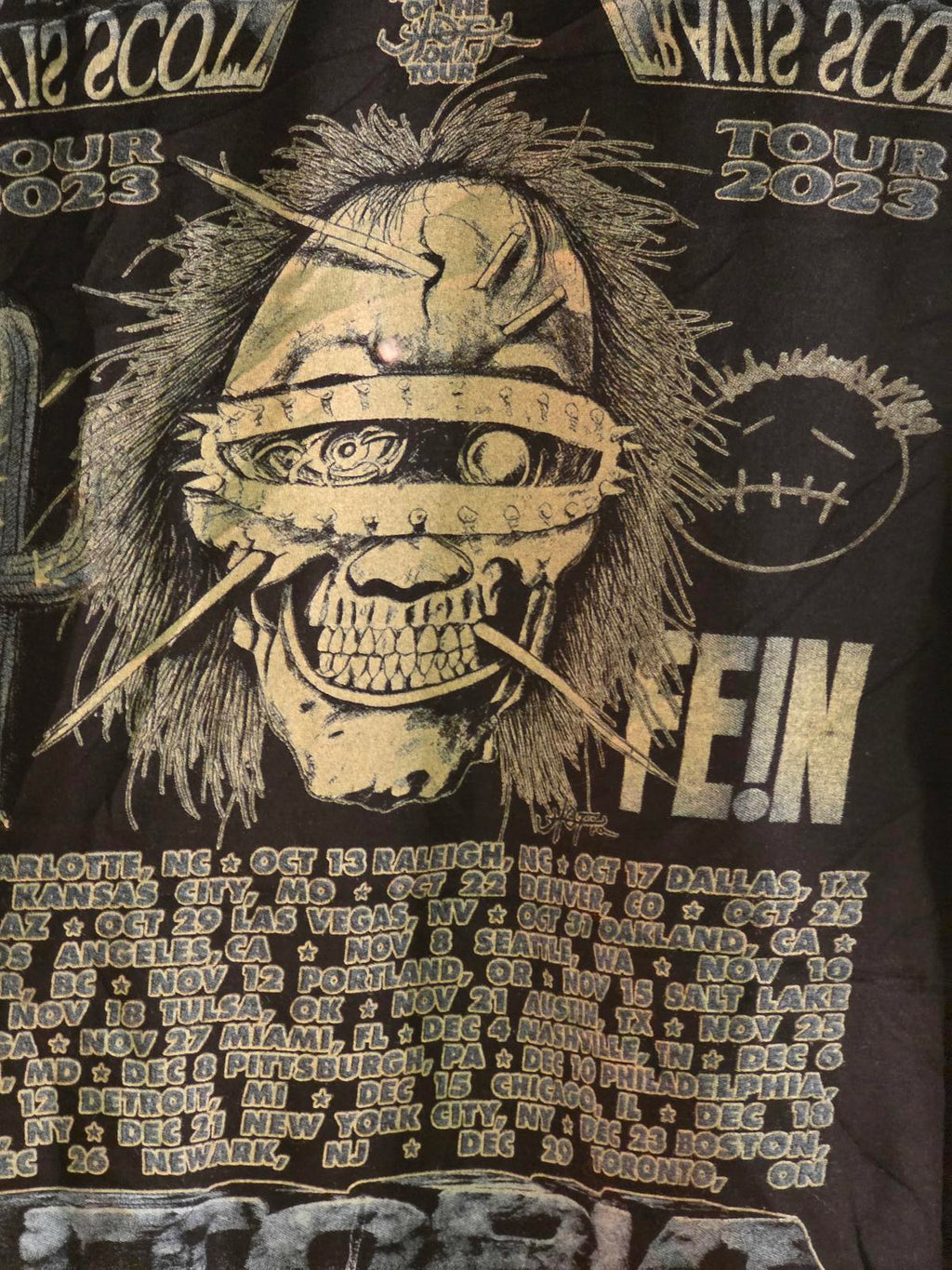Travis Scott Circus Maximus Tour T-Shirt Black Medium