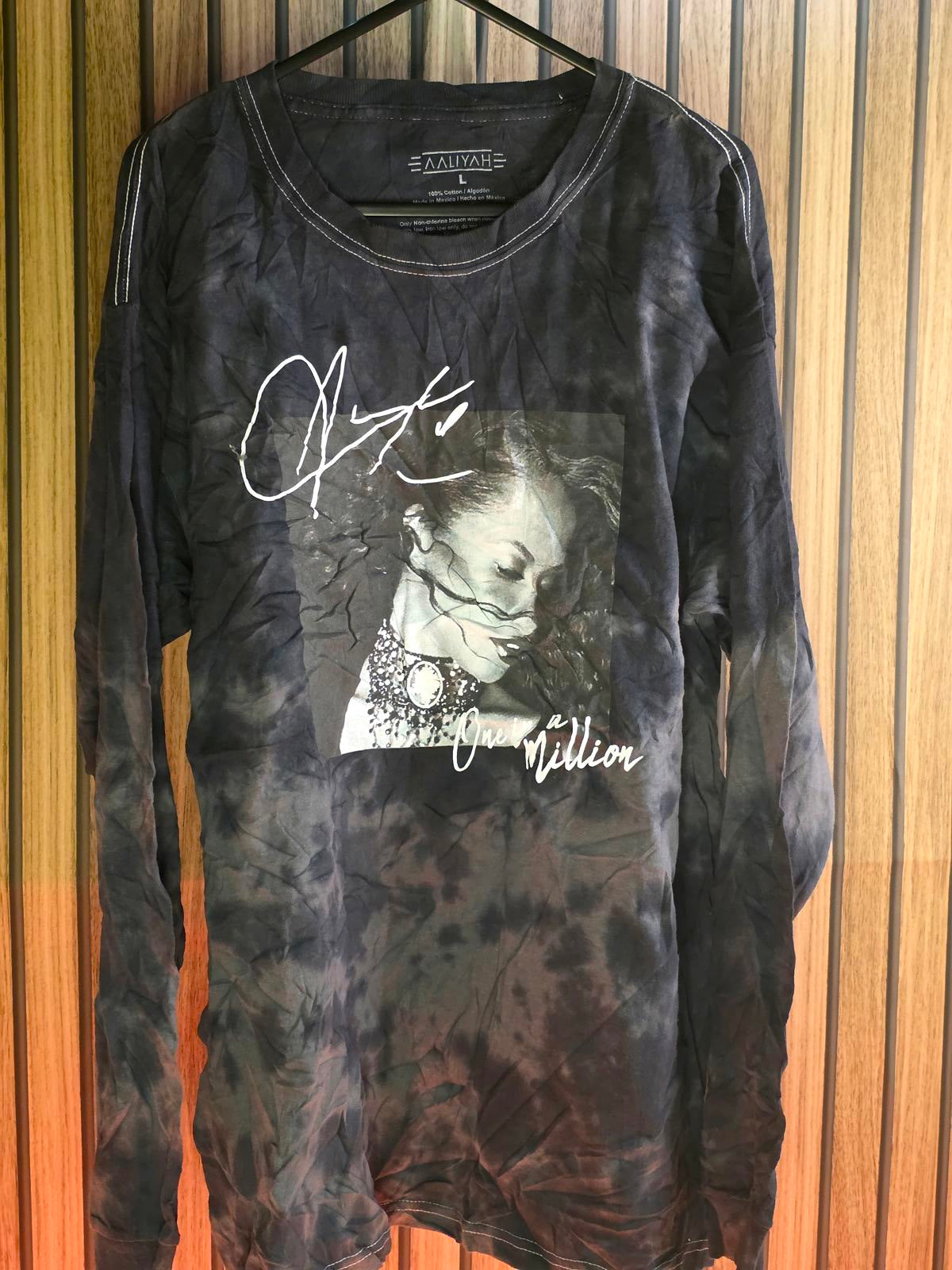 Always Long Sleeve Graphic T-shirt One Million Black Large