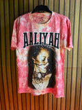 Aaliyah Graphic T-Shirt Tie-Dye Pink Medium