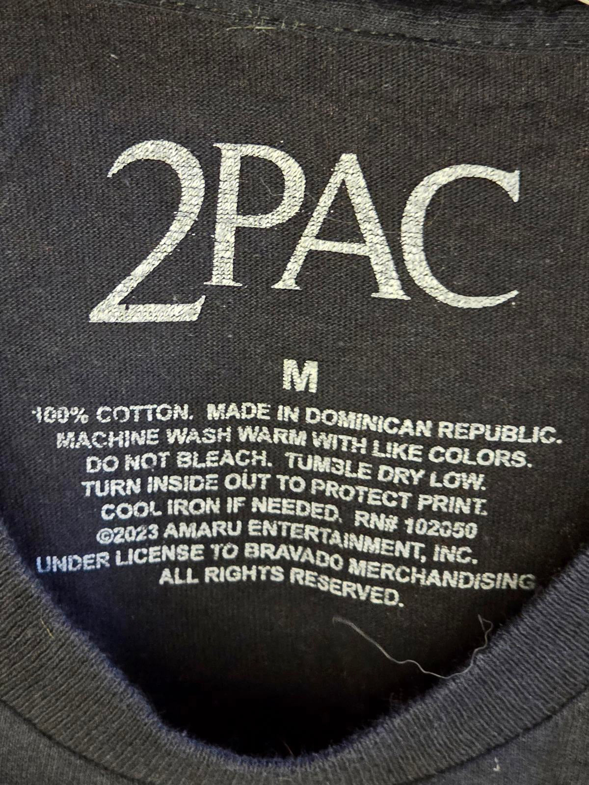 2PAC Tupac Forever Graphic T-Shirt Black Medium