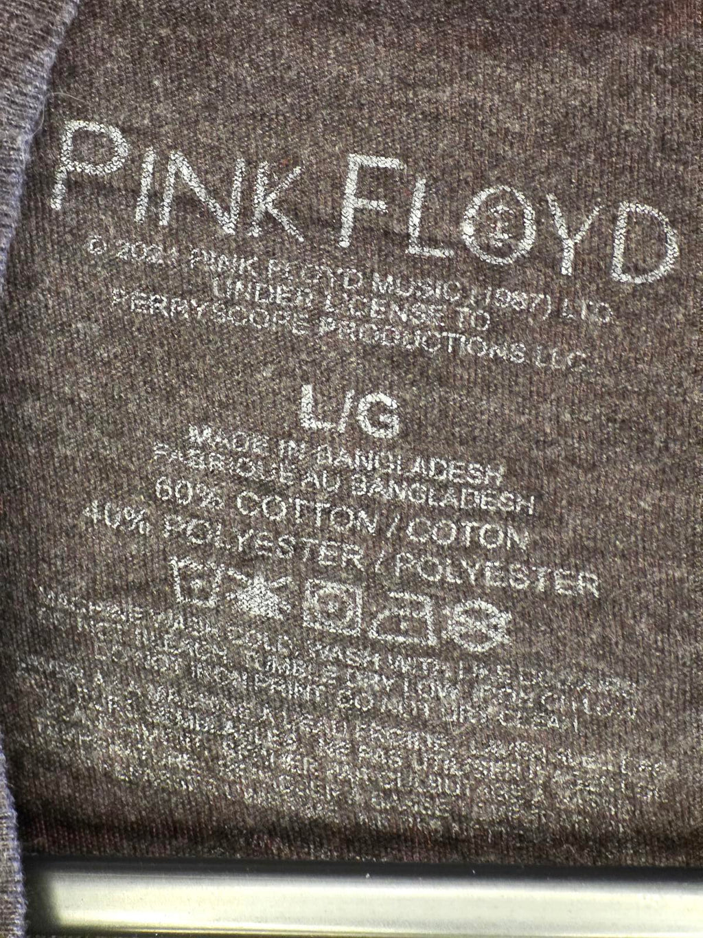 Pink Floyd Dark Side of the Moon Graphic T-Shirt Black Large