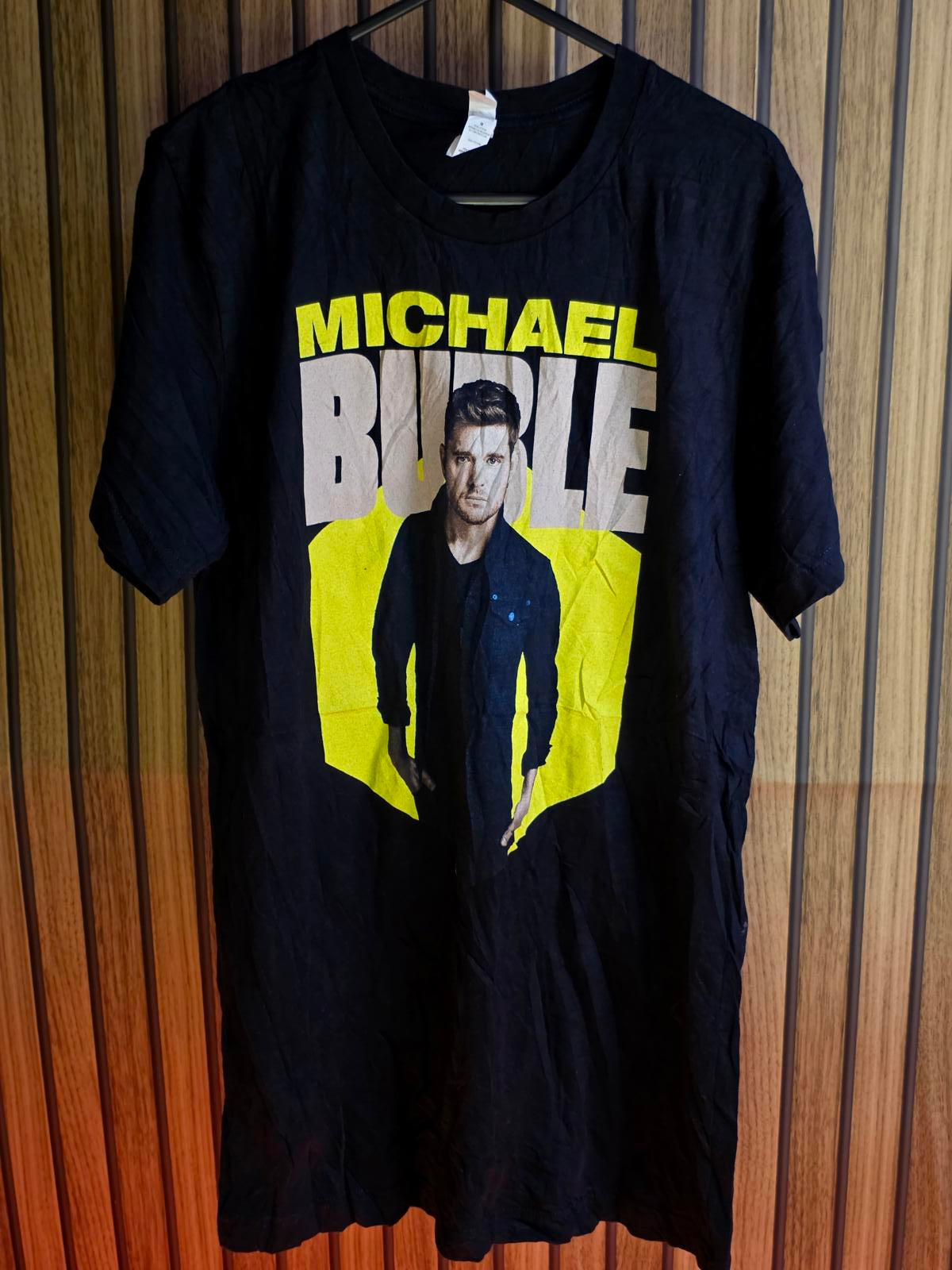 Michael Bublé T-Shirt Black Medium Bella+Canvas Graphic Tee