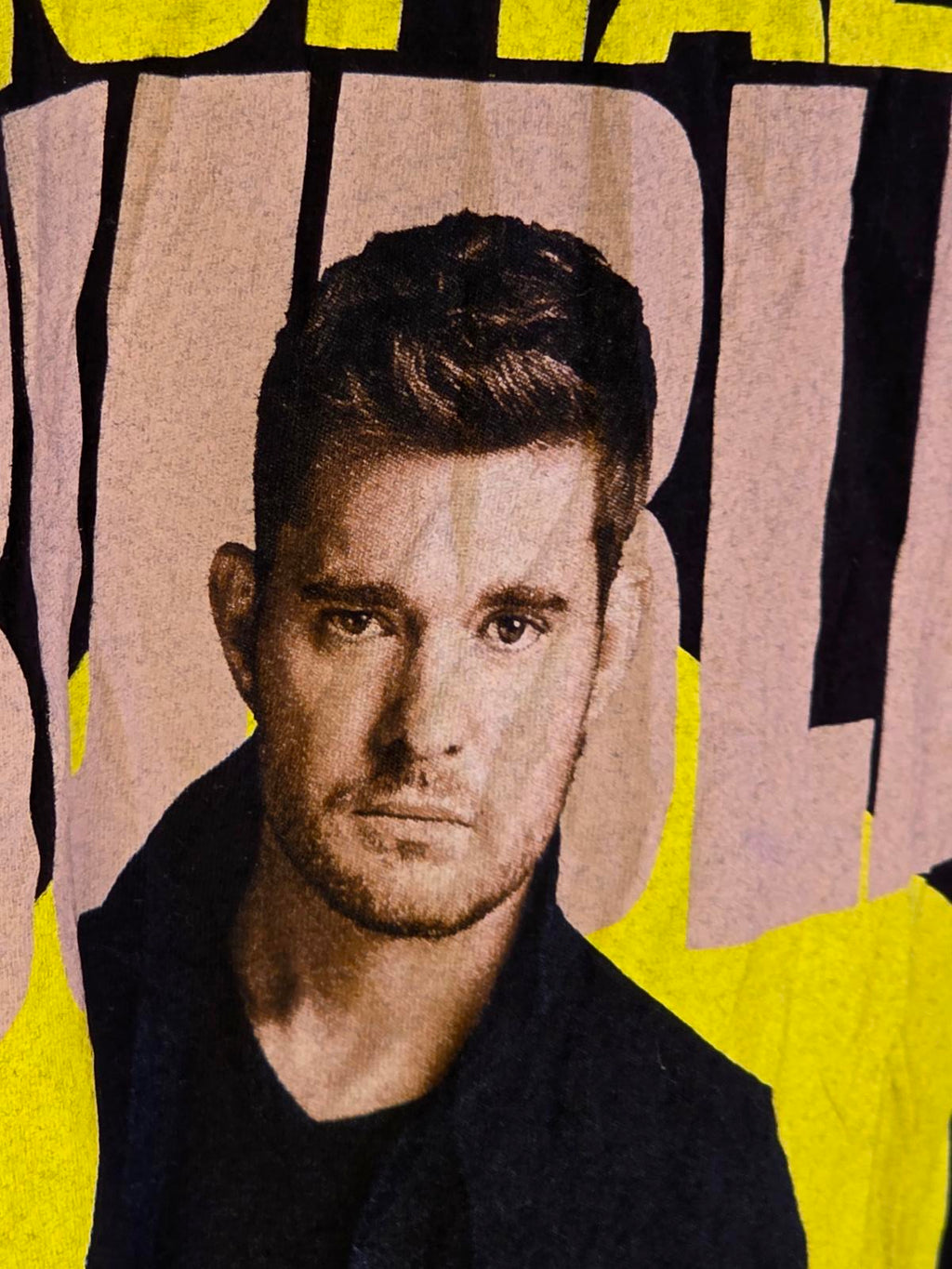Michael Bublé T-Shirt Black Medium Bella+Canvas Graphic Tee