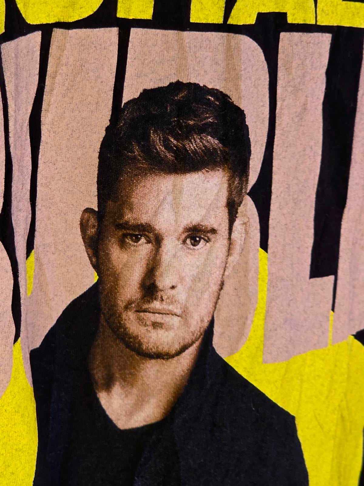 Michael Bublé T-Shirt Black Medium Bella+Canvas Graphic Tee