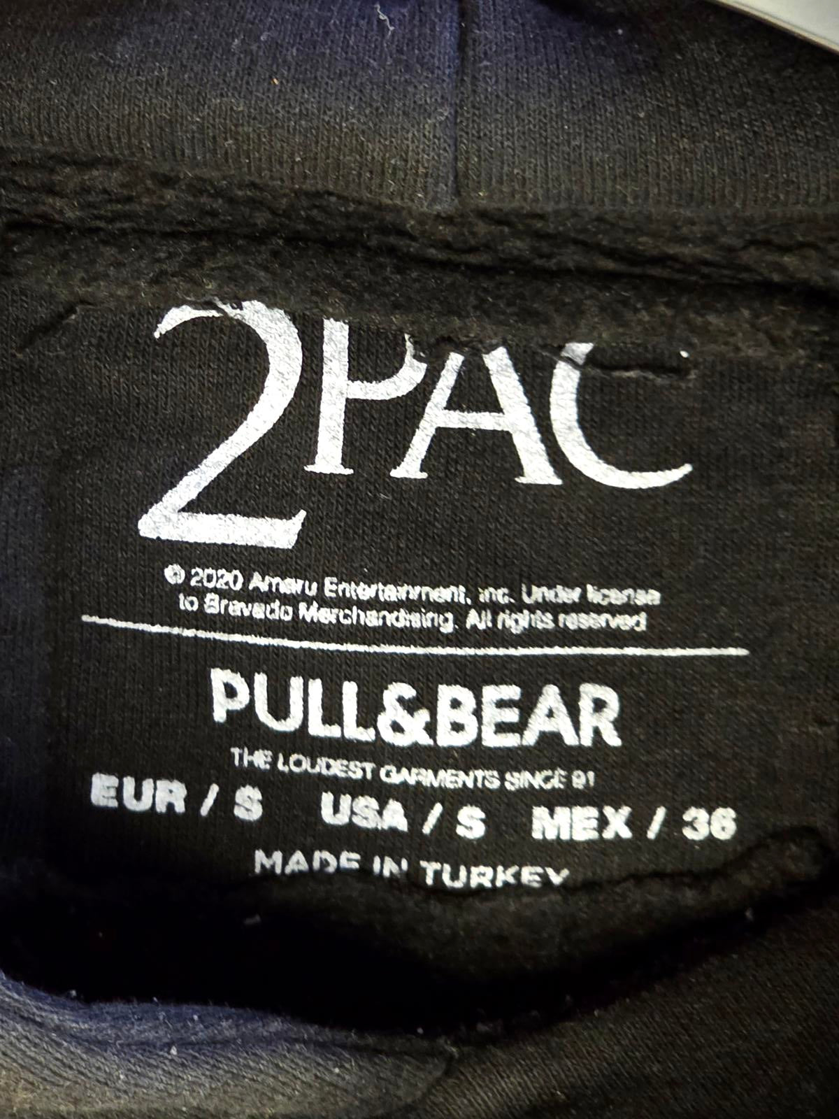 Tupac California Love Graphic Hoodie Black Size Regular Small
