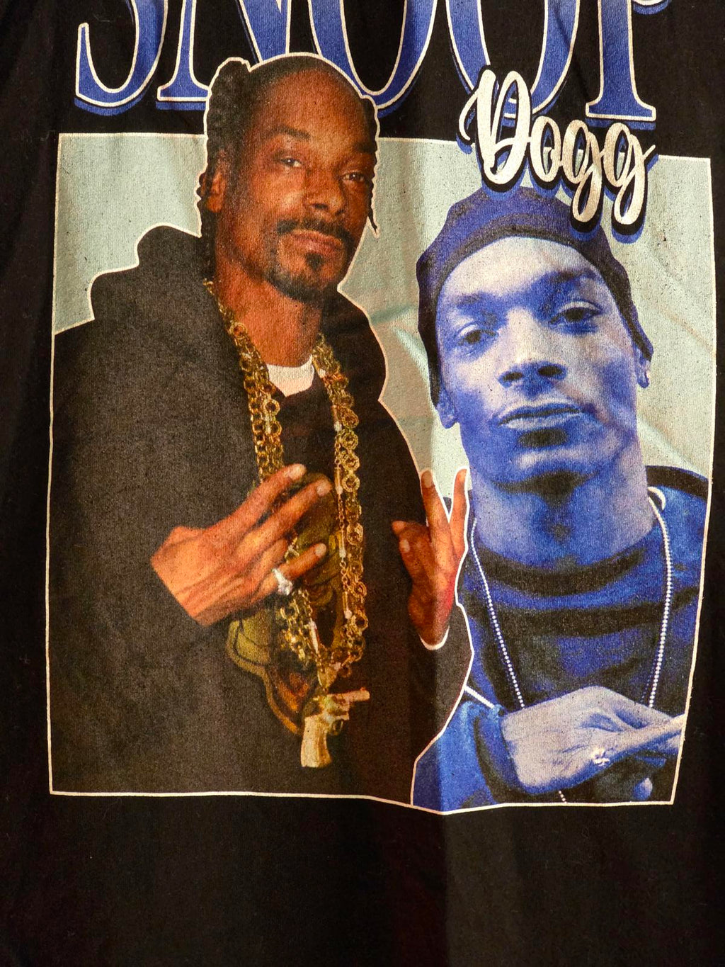 Snoop Dogg Graphic T-Shirt Black Small Casual