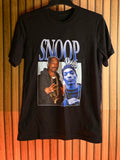 Snoop Dogg Graphic T-Shirt Black Small Casual