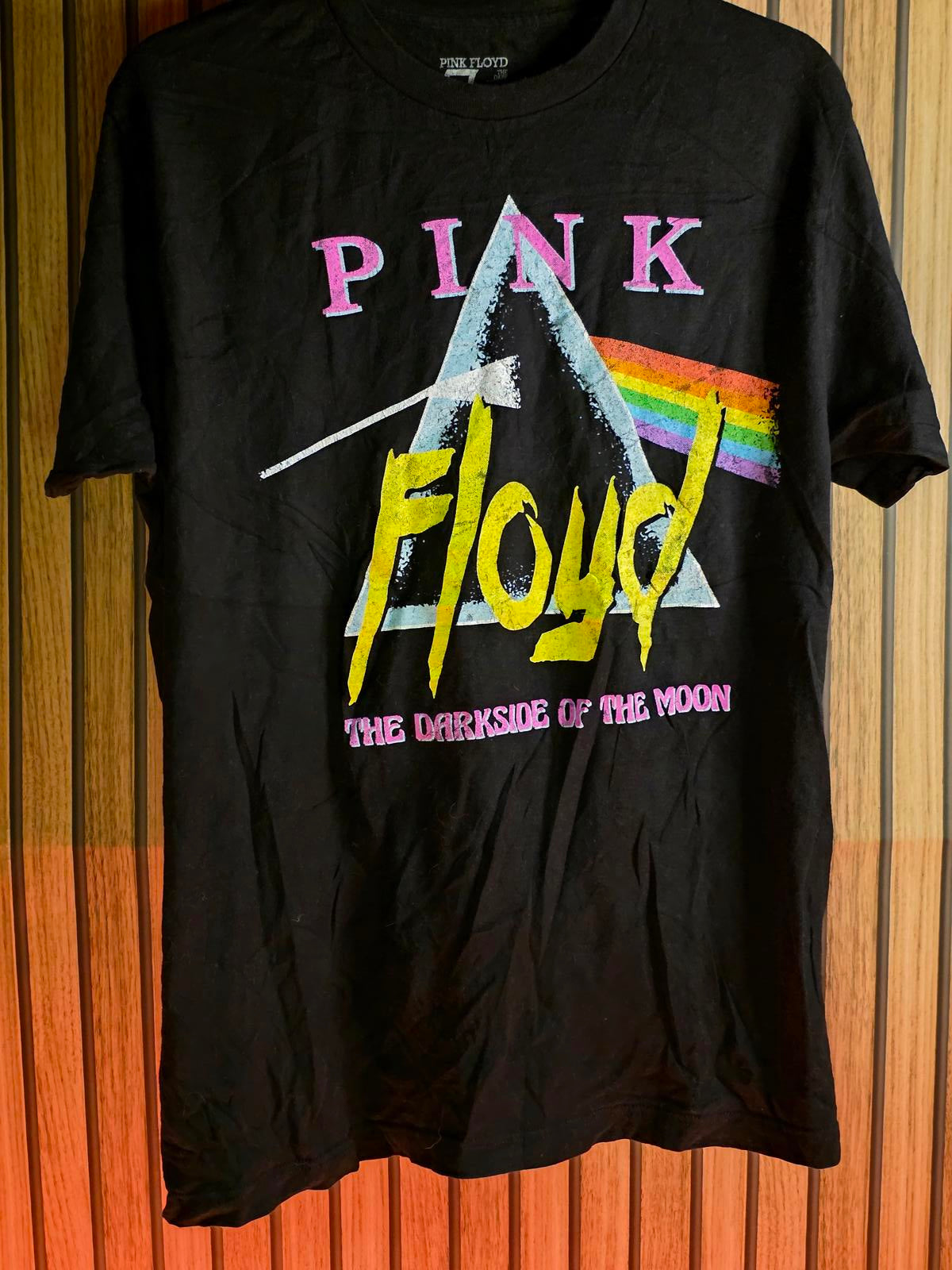 Pink Floyd Dark Side of the Moon Graphic T-Shirt Black Medium