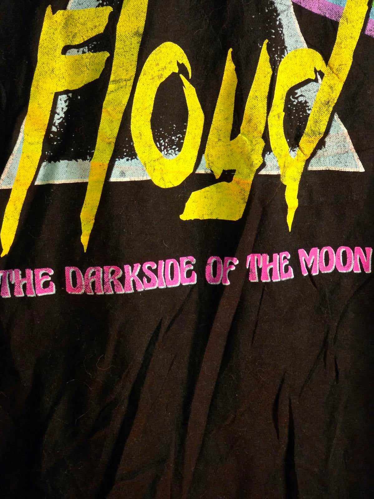 Pink Floyd Dark Side of the Moon Graphic T-Shirt Black Medium