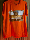 The Notorious B.I.G. Biggie Graphic T-Shirt Orange Medium
