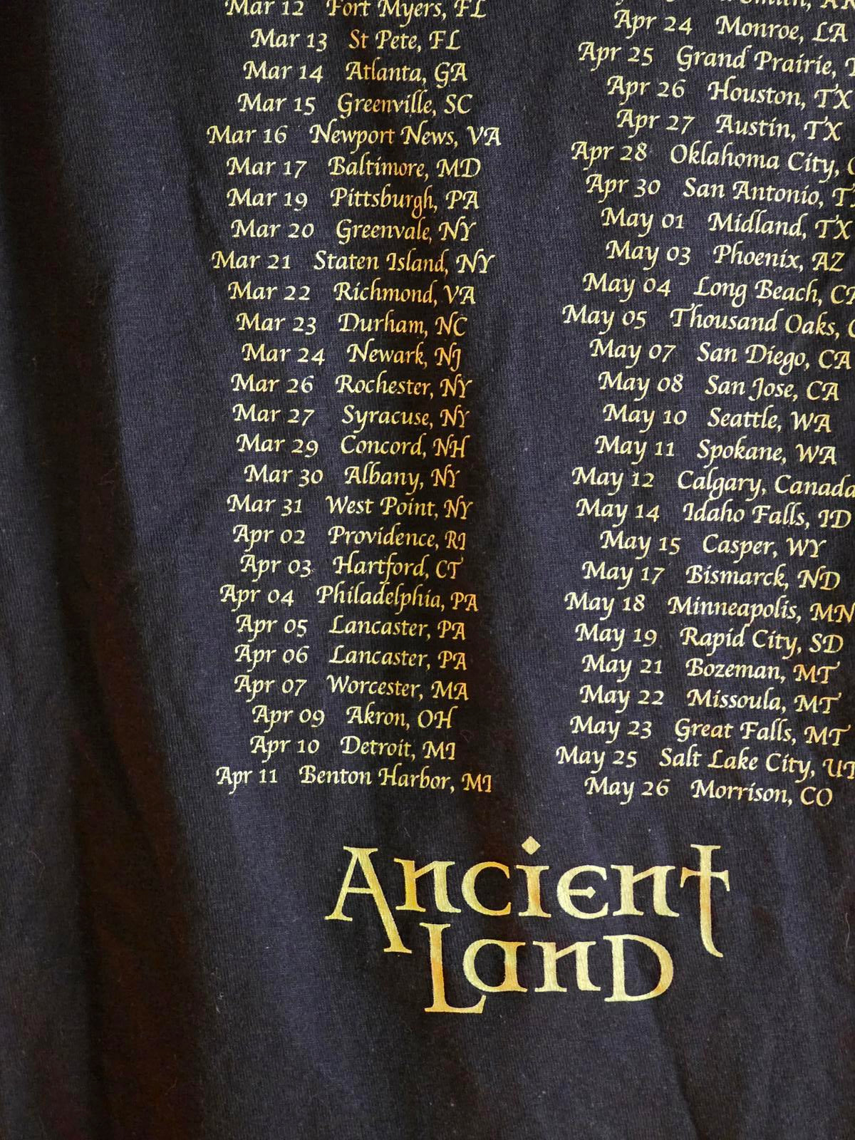 Celtic Woman Ancient Land Tour T-shirt Black Size M
