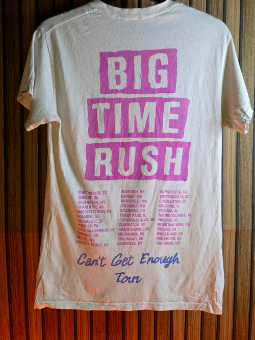 Big Time Rush Can't Get Enough Tour T-Shirt White Size Regular M