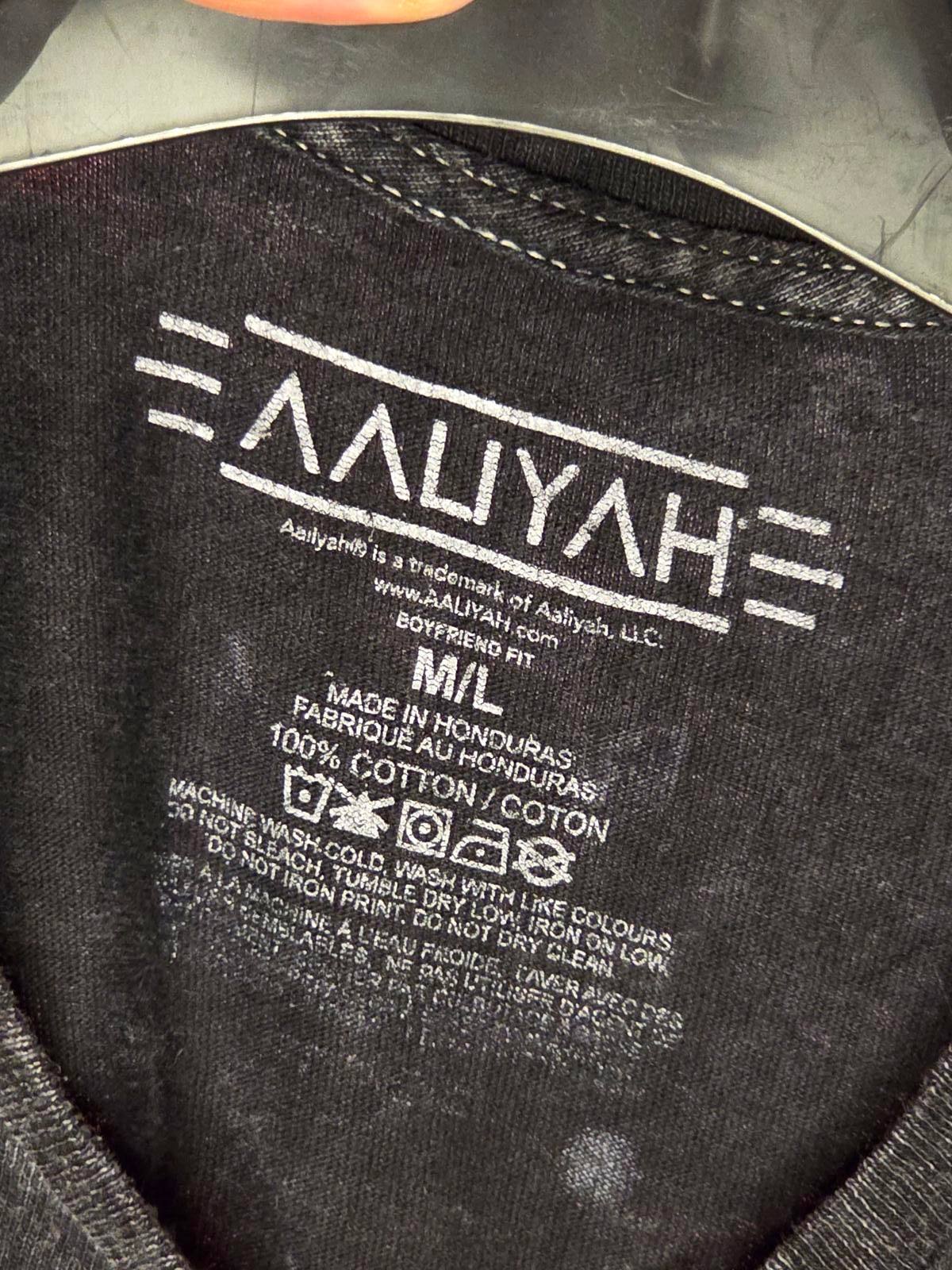 Aaliyah Princess of R&B Graphic T-Shirt Black Medium