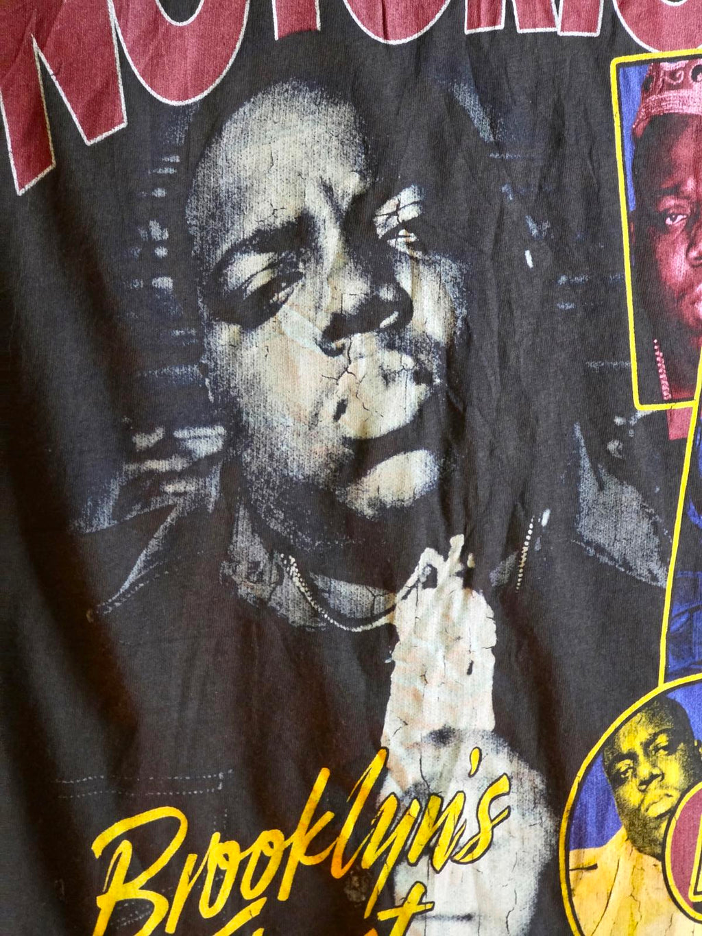 Old Navy Notorious B.I.G. Brooklyn's Finest Graphic T-Shirt Black Medium