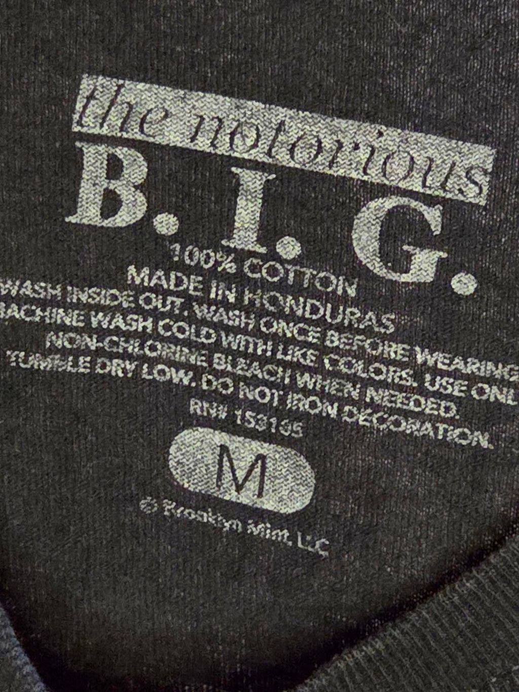 Biggie Smalls Graphic T-Shirt Multicolour Size M