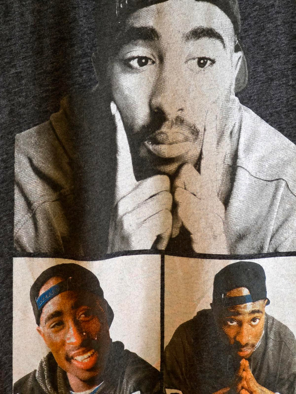 Chemistry Tupac Poetic Justice Graphic T-Shirt Black Medium