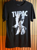 2PAC Tupac Praying Graphic T-Shirt Black Size S