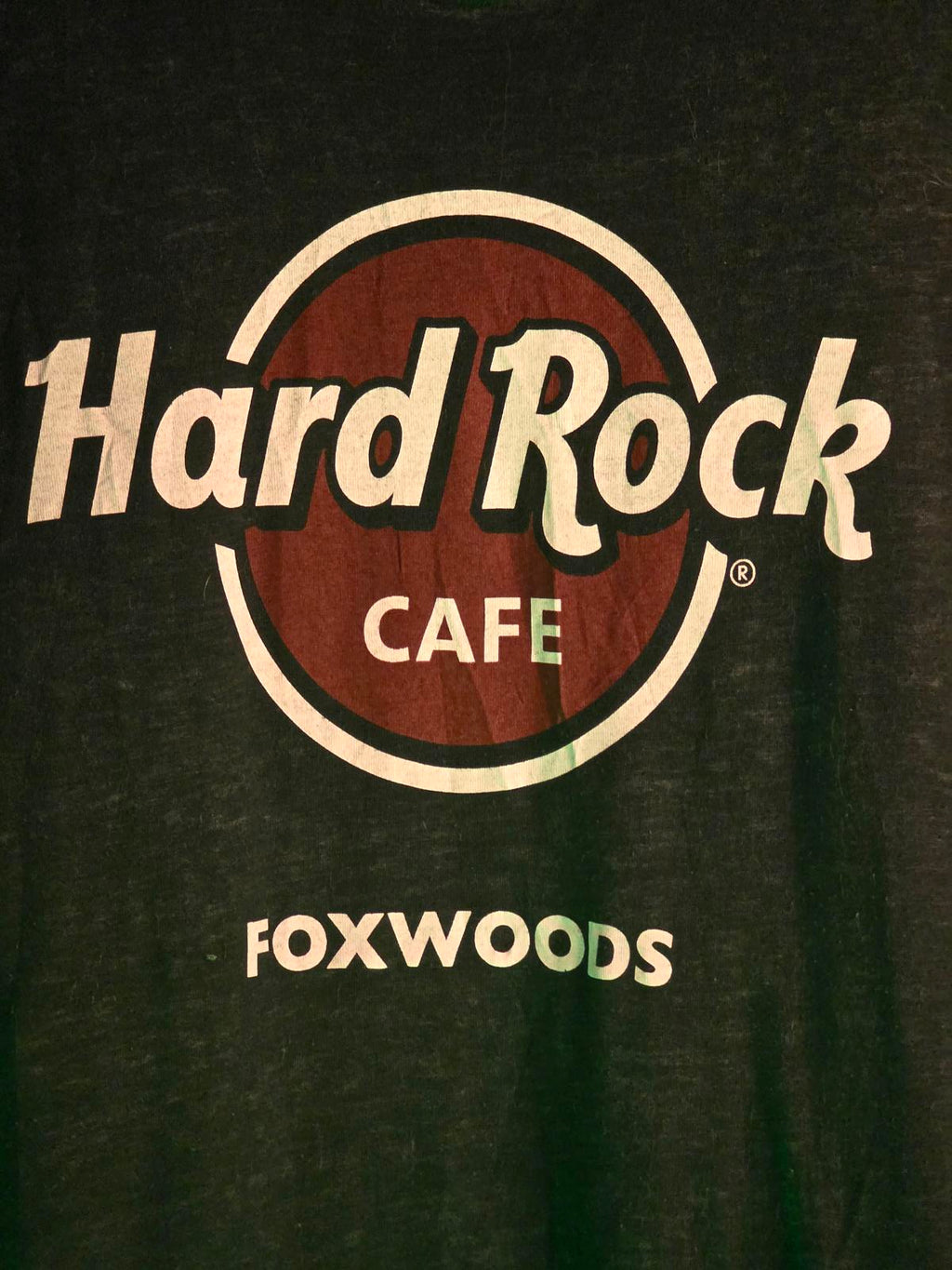 Hard Rock Cafe Foxwoods Logo T-shirt Black Large